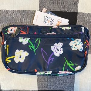 NEW with TAGS Parasail Clutch or Cosmetic Case Bright Floral